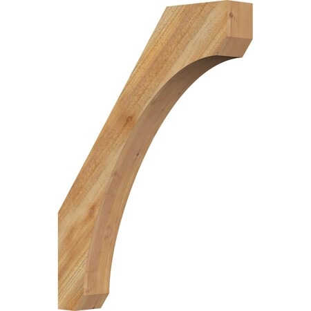 Ekena Millwork 4"W x 24"D x 32"H Legacy Rough Sawn Knee Brace, Western Red Cedar BRC04X24X32LEC00RWR